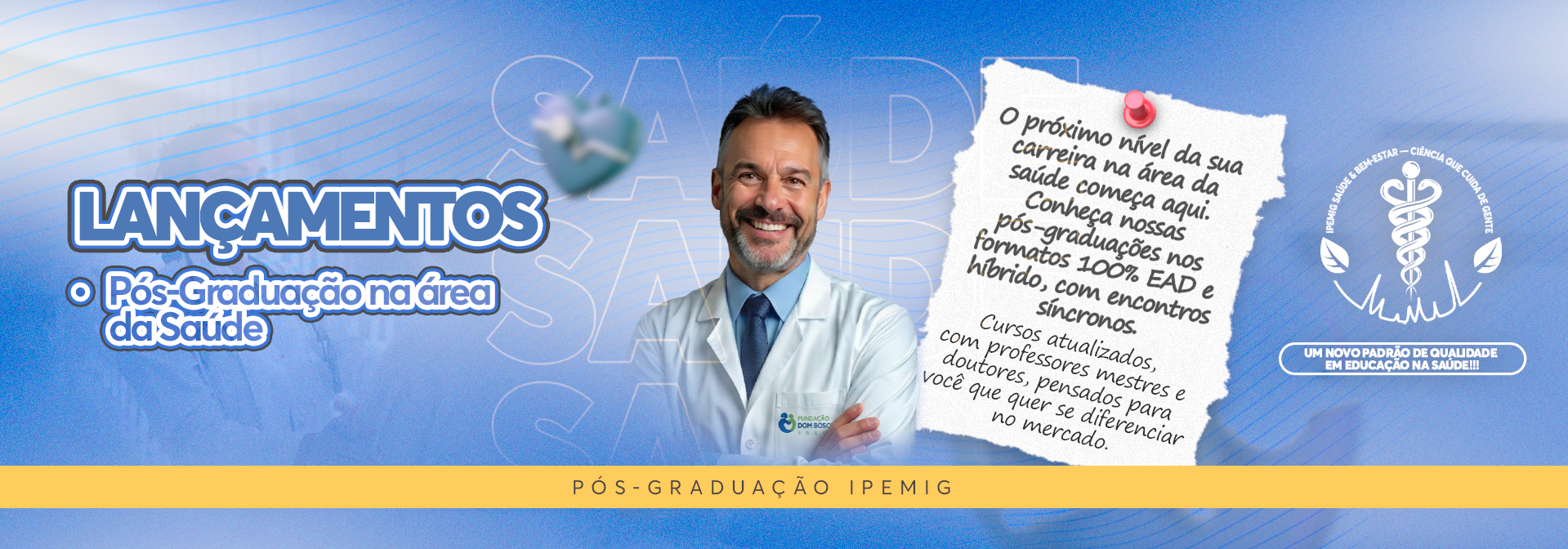 banner SAÚDE - LANÇAMENTOS